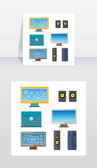 解锁创意设计 EPS格式电脑周边产品的视觉呈现与应用模板